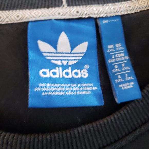 Adidas Originals Dikembe Mutombo "55" Crewneck Sweatshirt Kangaroo Pocket - Picture 3 of 3